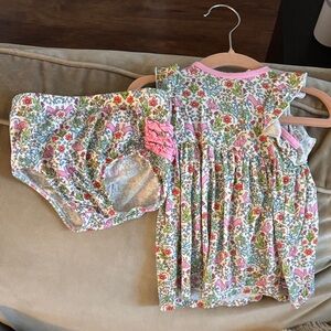 Magnetic Me Baby Dress and Bloomers Set